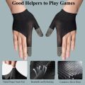 ENRG 2 Fingers Touch screen Gloves for Sweaty Hands Ultra-Thin Anti-Sweat Breathable Seamless Gaming Gloves for Tablet iPad Mobile Phone PUBG Game. 