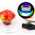 Blazing Super Fun Spinning Flash Top UFO With Lights & Music Spin Top Toy with Launcher. 