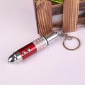 Mini Laser Light Keychain Toy – Creative Pocket-Size LED Laser Pointer with Key Ring, Multi-Function Novelty Gadget for Kids, Friends & Everyday Use, Silver Color. 