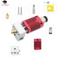 MK8 Assembled Extruder Hot End kit for ANYCUBIC Mega Zero 2.0  1.75mm 0.4mm Nozzle printer aluminum heating block. 