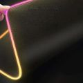 GMS-WT-5 RGB Gaming Mouse Pad 14 Lighting Modes Glowing Led Mouse Pad Non-Slip Rubber Mat 35cmx25cm. 