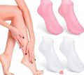 Silicone Full Foot Socks for Women by Vip Fabrics – Winter Moisture Locking & Anti Crack Socks for Soft, Smooth Feet. 