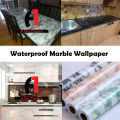 Stylish House & Kitchen 60x200cm Wall Paper Waterproof Heat Resistant Self Adhesive Anti Oil Kitchen Wallpaper Marble Sheet for Kitchen (Best Offer). 