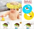 Silicone Baby Head Cover With Eyes And Ear Protection - Shower Cap. 