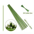 20Pcs Flower Making Bendable Plant Sticks Single Stem Potted Plants Flowers Plant Stakes Garden Indoor Outdoor Plants Plant Support Stakes. 
