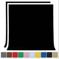 5x8ft Photography Photo Studio Background Backdrop all colors Green Black White Grey Red Orange Blue Pink Brown Parrot Non-woven Solid Color Green Screen Chromakey multi color Cloth with Adhesive wall Clips. 