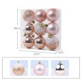 18 PCS Christmas Ball Ornaments Xmas Tree Decorations Hang Balls for Home Year Party Decor, Purple &. 