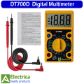 DT700D Large LCD Display Digital Multimeter (Test Leads & Battery included) by electrica. 