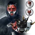 Hannya Demon Mask Japanese Oni Samurai Noh Kabuki Prajna Latex Masks Evil De-mon Mon-ster Full Face Mask For Men. 