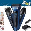 6333 & 6331 3 in 1 Professional Rechargeable Hair Clipper Trimmer & Shaver. 
