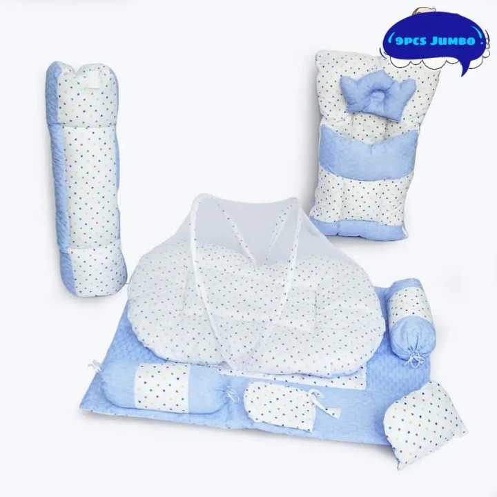 9Pcs Jumbo Baby Bedding Set Export Quality Complete Newborn Bistar