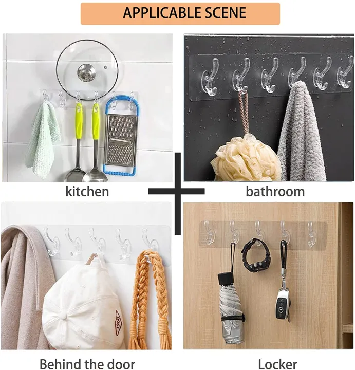 6%20Hooks%20Transparent%20Wall-Mounted%20Nail-Free%20Strong%20Self%20Adhesive%20Door%20Wall%20Hanger%20Hook%20Heavy%20Load%20Rack%20for%20Kitchen%20Bathroom%20-%20Image%204
