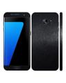 Samsung Galaxy S7 Edge  Black Brushed Metal Texture Mobile Skin. 