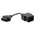 Car OBD II Cable for Toyota 17Pin to 16Pin OBD 2 Female Diagnostic Connector for Toyota 17 Pin OBDII Adapter. 
