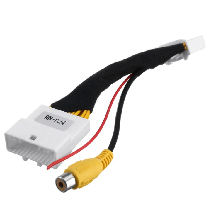 BRADOO-Car 24Pin Video Input Switch Reverse Parking Camera Rca Adapter ...