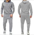 New Arrival Winter Plain Tracksuit For Men and Women with Warm Fleece Hoodie and Trouser 2 piece. 