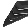For Honda Civic 2022 2023 Sedan Rear Side Vent Quarter Window Louver Shutter Cover Matte Black Car Accessories. 