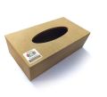 DIY Simple MDF Wooden Tissue Box Untreated Tissue Box For DIY Painting Acrylic Art Oil Painting. 