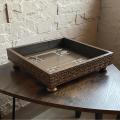 Wooden Carved Tray for Decoration, Tray for Coffee Table. 