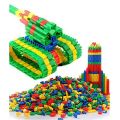 Kid's Educational Puzzle Rocket Head Shape Building DIY Game Block Plastic Toy (500 Blocks in Package). 