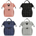 Disney Mickey New Diaper Bag Backpack Cartoon Fashion Pregnant Women's Bag Large Capacity Multi functional USB Baby Diaper Bag. 