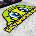 S033 MOTO GP Stickers Rossi Lucky Turtle LA TARTA DEL MUGELLO Italy Cartoon Reflective Helmet Car Window Decals. 