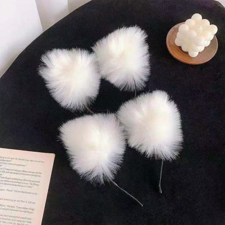 Fluffy Cute Cat Ears Fox Ears Hair Band Headband Accessories Gift Headwear ANLAN
