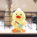 Duck Keychain Lovely Expression Plush Duck Keychain Children Doll Toy. 