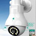 Wireless IP Camera 360 view Rotatable, HD WiFi CCTV Surveillance Camera  PTZ  Night Vision - Two Way Audio  SD Card Slot V380. 