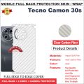 TECNO CAMON 30S FULL BACK 360 premium Protection Skin Wrap full cover Premium Quality. 