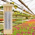 Maximum & Minimum Thermometer Indoor Outdoor Garden Greenhouse. 