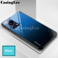 For Xiaomi 13 Lite Case Gradient Tempered Glass Protector Hard Casing Hp For Mi Xiaomi 13 Lite Back Cover. 