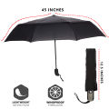 Fully Automatic 10 Ribs Folding Umbrella for Rain and Sun Protection for Men Women High Quality Portable Three Steps Folding Umbrella. 