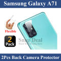 Samsung Galaxy A71 9H Gorilla Flexible Back Camera Lens Protector - Pack of 2. 