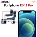Original Front Camera For iPhone 11 12 mini 12 13 pro MAX Front Camera Flex Cable With Cam Ring Holder Proximity Sensor Facing. 