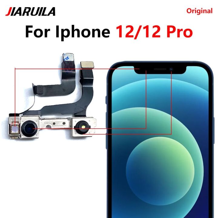 Original%20Front%20Camera%20For%20iPhone%2011%2012%20mini%2012%2013%20pro%20MAX%20Front%20Camera%20Flex%20Cable%20With%20Cam%20Ring%20Holder%20Proximity%20Sensor%20Facing%20-%20Image%207