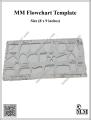 (Pack of 24 Pcs) MM Flowchart Template (Card) All Flowchart Boxes (Size 8 x 9 inches). 