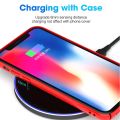 30W Fast Wireless Charger For Samsung Galaxy S21 S20 S10 Qi Induction Charging Pad for iPhone 12 11 Pro XS Max XR X 8 Plus. 