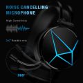 PeohZarr Gaming Headset with 7.1 Surround Sound PC Headset with Mic & Light,  Xbox one Headset PS4 Headset. 