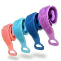 Silicone Back Scrubber for Shower | Soft Bath Belt Body Brush | Exfoliating Back Cleaning Strap | Deep Cleansing & Body Massage. 