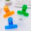 【HOT】 12/30Pcs Plastic Binder Clip Long Tail Clips 22/31/50/63Mm Clamp Paper Clips Hand Book Photos Tickets Organizer Stationery Clips. 