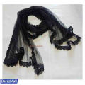 Black Light weight Narrow Net Stole Scarf Stoler For Ladies and Girls and Many More Colours Black Yellow White Blue Red Pink Multiple Dupatta STOLES Hijab Scarf For Girls NET JALI WALA STOLER Designing. 