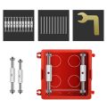 2PCS Junction Box Kit 86/118/120 Type Wall Mount Repair Tool Screws Support Rod Socket Switch Recovery Cassette Repairer Dark Box Repair Pole. 