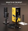 MAONO PD100U USB Dynamic Microphone, Podcast Recording Microphone with Gain Knob, Plug & Play, Metal Structure, Voice-Isolating Technology, Cardioid Studio PC Mic for Streaming, Vocal, Home Studio. 