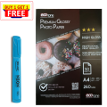 Buy 1 Get 1 Free With 1 Ecotone Glossy Photo Paper A4 size 50 sheets 260g Get 1 Highlighter Free- Premium High Glossy Photo Paper-Get RS 200 Voucher After Purchase. 