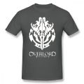 Overlord T Shirt Overlord Anime Guild Emblem Ainz Ooal Gown T-Shirt Graphic Short-Sleeve Tee Shirt Man Oversize Tshirt. 