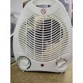 Electric Fan Heater NSB-200A with 2 speeds / Heat control with thermostat / stainless steel Heating Element. 