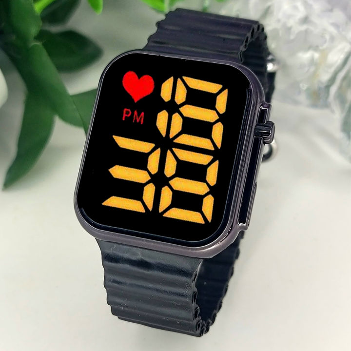 Ultra Smart Digital LED Watch | Ultra Big LED Display Comfortable Straps | Look Like Smartwatch For Men / Boys / Women / Girls