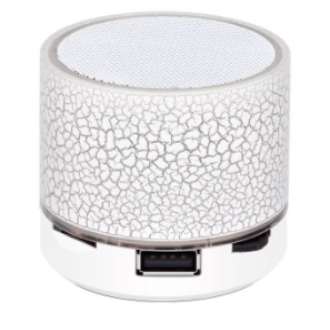Mini Portable Bluetooth Speaker LED Lights Powerful Sound/ 6 Color Themes/ 3.5mm AUX and USB/AUX music play/ Home Outdoor Rechargeable Wireless Bluetooth Speaker