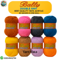 Bally Double Knit Wool Yarn | Thick 3ply Best quality 100% Acrylic | 80 grams in one ball | Best for knitting & crochet | Yarn Vista. 